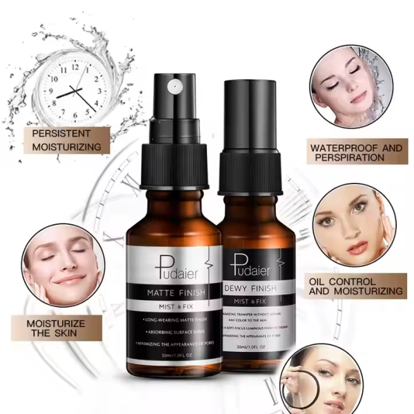 Quick-dry Matte Finish Makeup Setting Spray Long Lasting Oil Control Fix Makeup Spray Private Label OEM - Image 4
