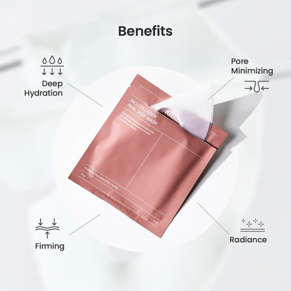 "Biodance Bio-Collagen Real Deep Mask packaging – hydrating, firming, brightening Korean skincare mask