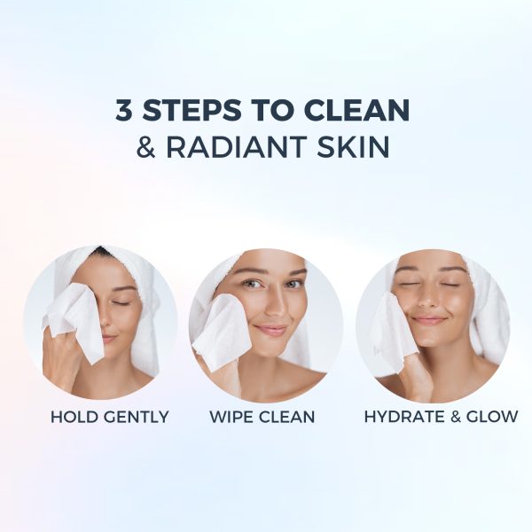 VIBEFICANT HydraGlow Micellar Cleansing Towelettes On-The-Go Suitable For Travel, Gym, Camping, 25 Individual Seal Pouch For Freshness - Image 8