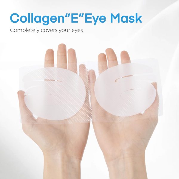 Private Label OEM  Collagen Under Eye Patches: Deep Real Collagen Overnight Eye Gels Mask  - Dark Circles Puffiness Wrinkles Improvement - Neck Smile Line Pads - Image 5