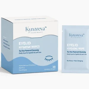 Eyelid Hygiene Wipes – Gentle No-Rinse Eyelid & Lash Line Cleanser