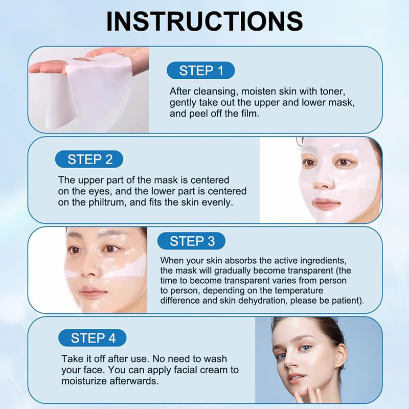 Hydrogel Collagen Facial Mask – Deep Hydrating & Skin Barrier Repair Sheet Mask for Smooth, Radiant Skin - Image 7
