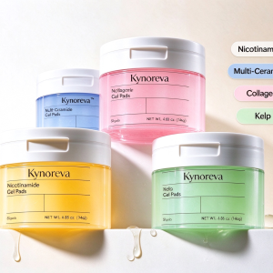 GEL TONER PADS SERIES – Multi-Functional Gel Facial Pads with Niacinamide, Ceramide, Collagen & Marine Extracts for Customized Skincare Solutions