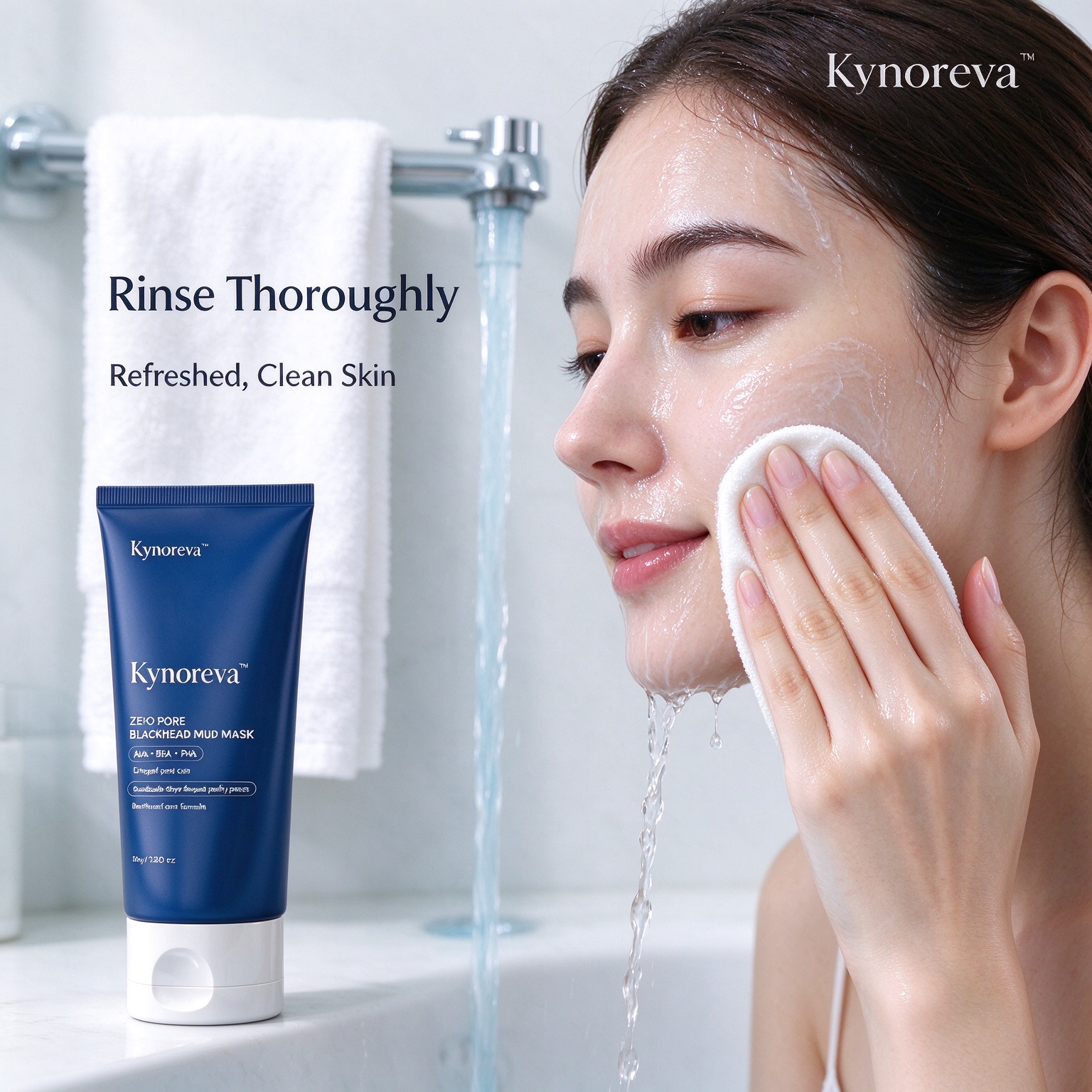 Zero Pore Blackhead Mud Mask | Quad-Clay Deep Cleansing Mask with BHA + AHA + PHA for Pore Refining & Oil Control - Image 3