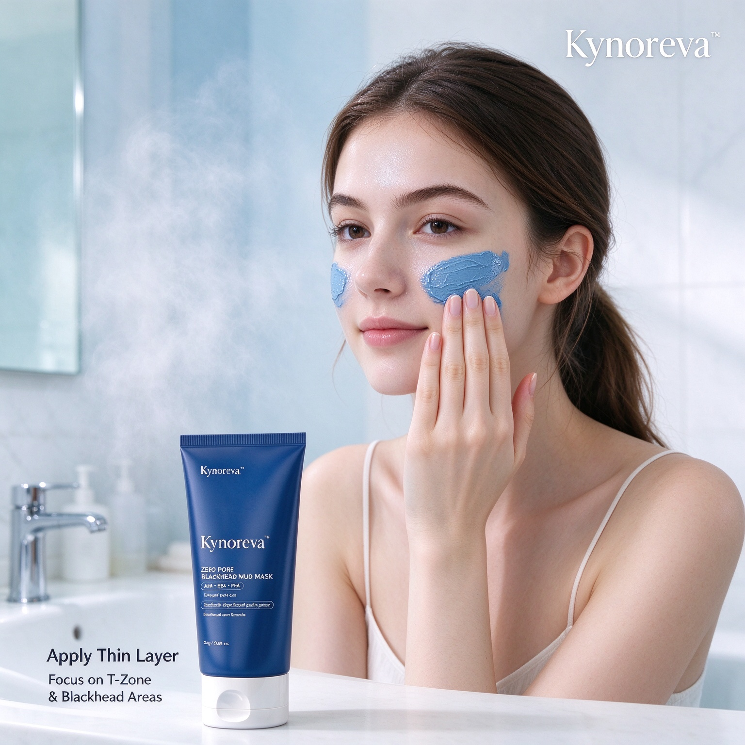 Zero Pore Blackhead Mud Mask | Quad-Clay Deep Cleansing Mask with BHA + AHA + PHA for Pore Refining & Oil Control - Image 5