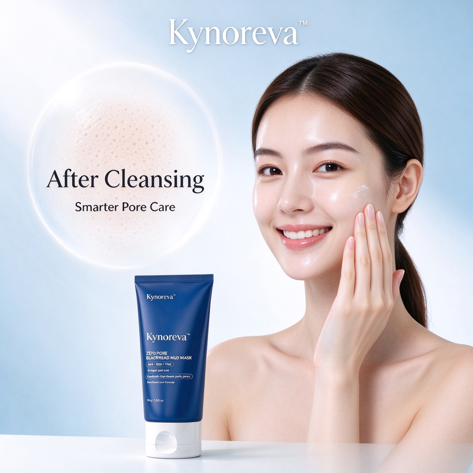 Zero Pore Blackhead Mud Mask | Quad-Clay Deep Cleansing Mask with BHA + AHA + PHA for Pore Refining & Oil Control - Image 6