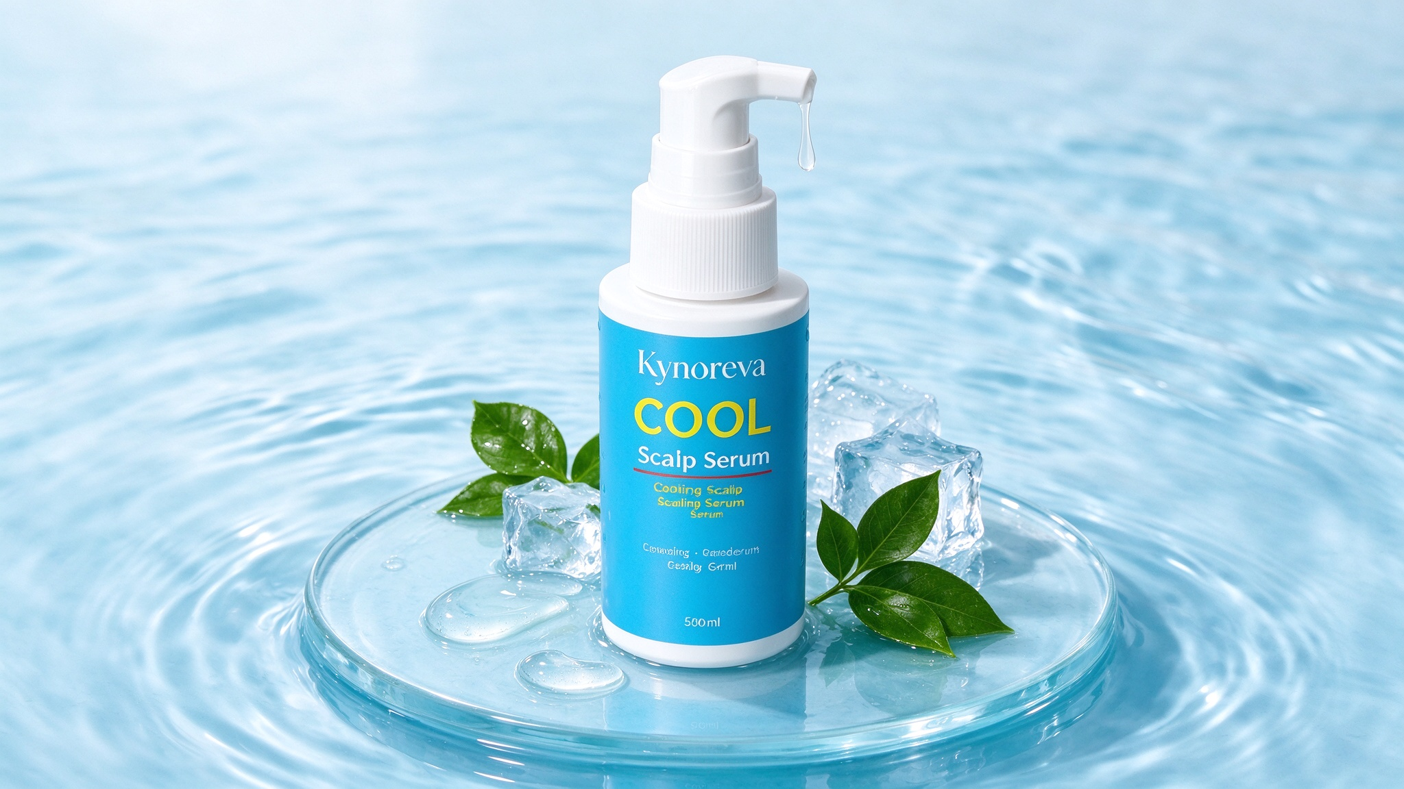 Cooling Scalp Serum for Sensitive Scalp – 50ml Soothing, Hydrating & Scalp Care Treatment | OEM/ODM Private Label