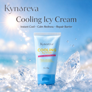 Cooling Icy Cream, Instant Cooling Soothing Cream for Heat-Stressed Skin, Barrier Repair & Hydrating After Sun, Post-Workout Calming Facial Cream 150g