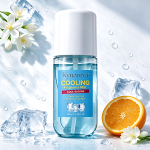 Cooling Fragrance Mist, Instant Chill Summer Body Scent Spray, 12H Long Lasting Fragrance 100ml | Private Label OEM Customizable