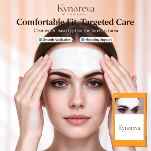 Custom Hydrogel Forehead Patches, Anti-Aging T-Zone Patch to Smooth Forehead Lines, Frown Lines & Dry Rough Skin