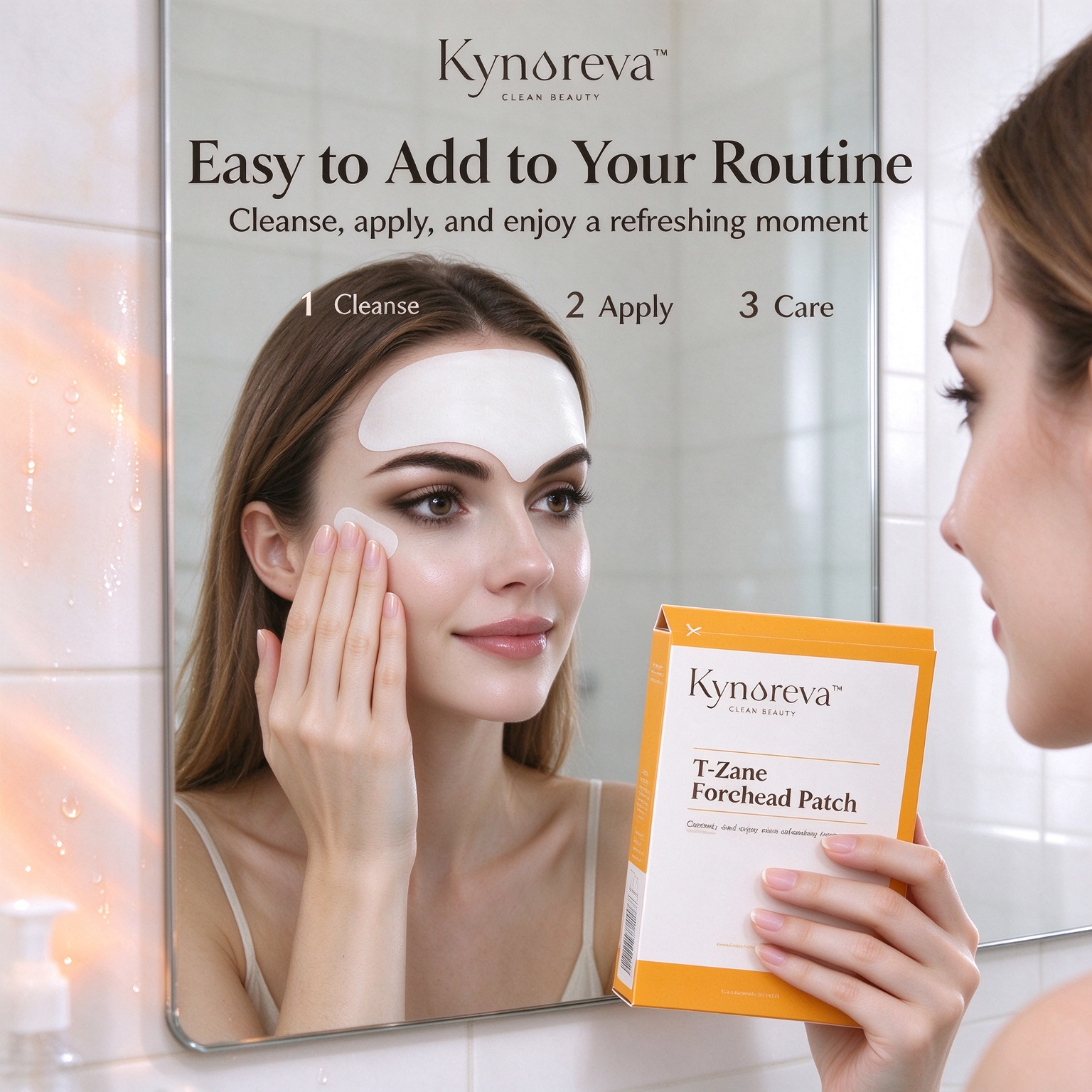 Custom Hydrogel Forehead Patches, Anti-Aging T-Zone Patch to Smooth Forehead Lines, Frown Lines & Dry Rough Skin - Image 5