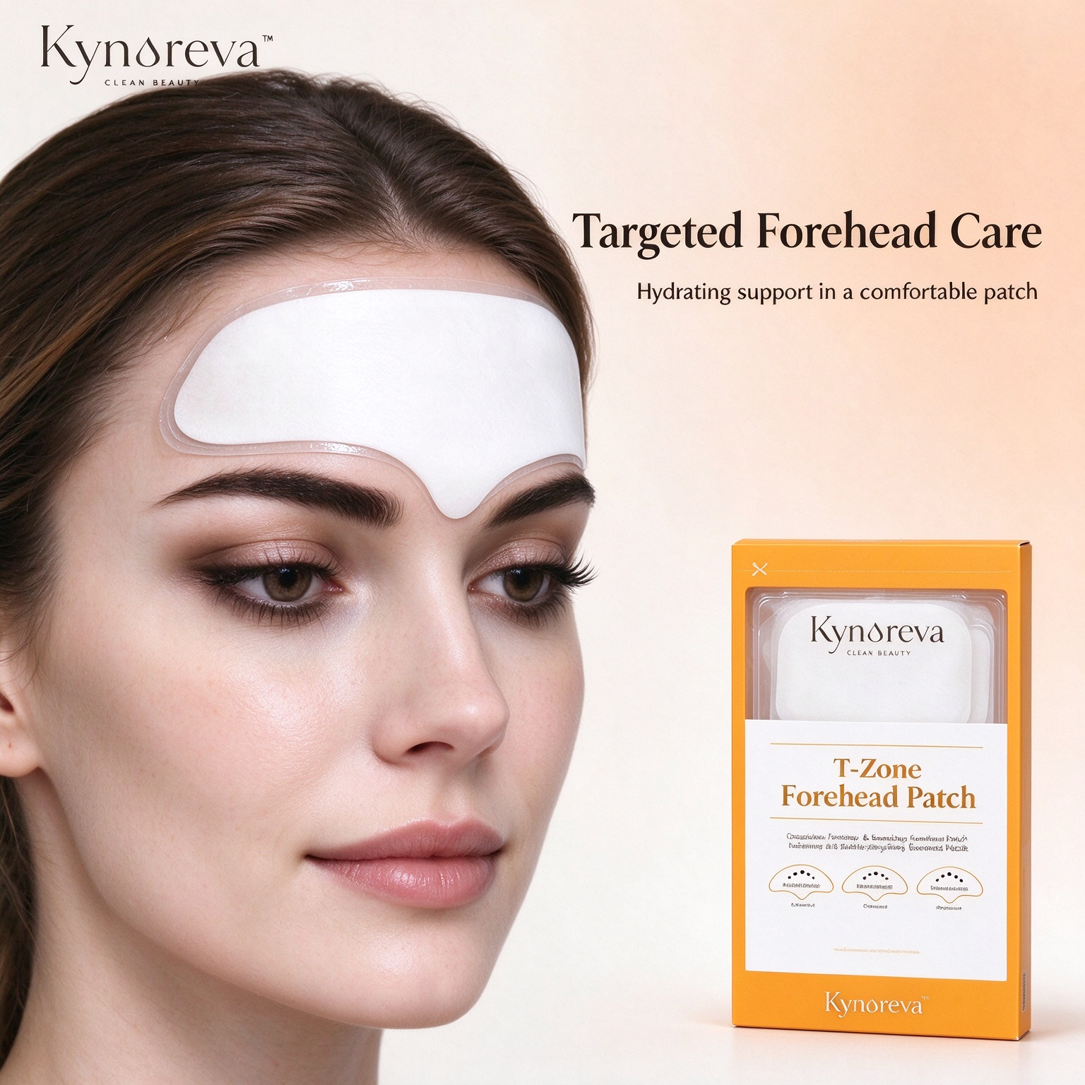 Custom Hydrogel Forehead Patches, Anti-Aging T-Zone Patch to Smooth Forehead Lines, Frown Lines & Dry Rough Skin - Image 4