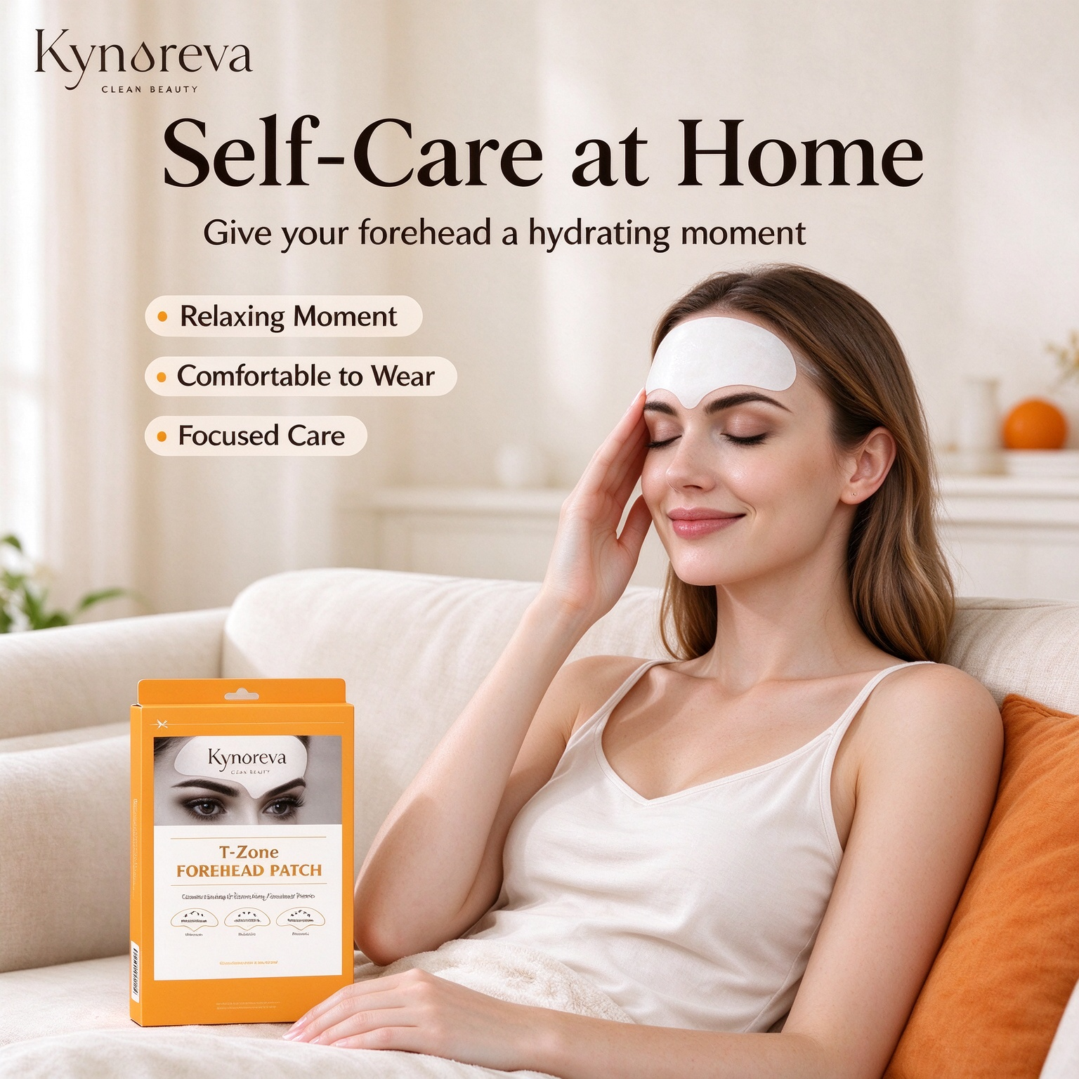 Custom Hydrogel Forehead Patches, Anti-Aging T-Zone Patch to Smooth Forehead Lines, Frown Lines & Dry Rough Skin - Image 2