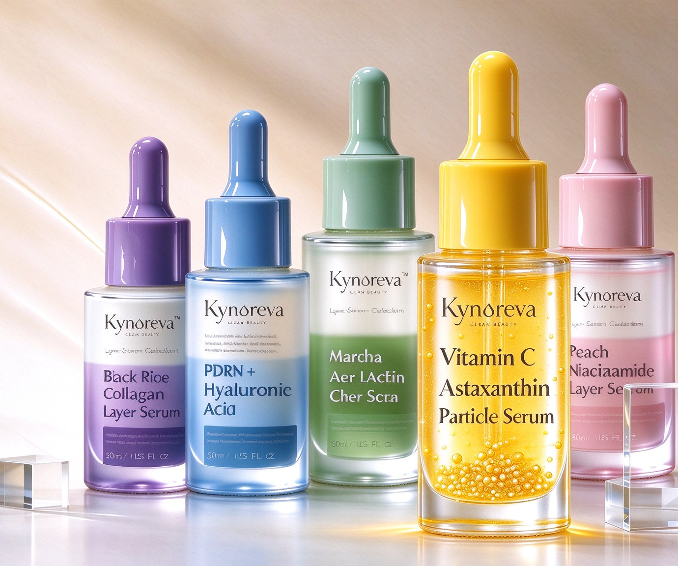 Milky Serum & Particle Serum Collection – Custom OEM/ODM Facial Serum Solution Private Label Hydrating, Repairing & Brightening Serum Series with PDRN, Hyaluronic Acid, Niacinamide, Collagen & Antioxidant Complex