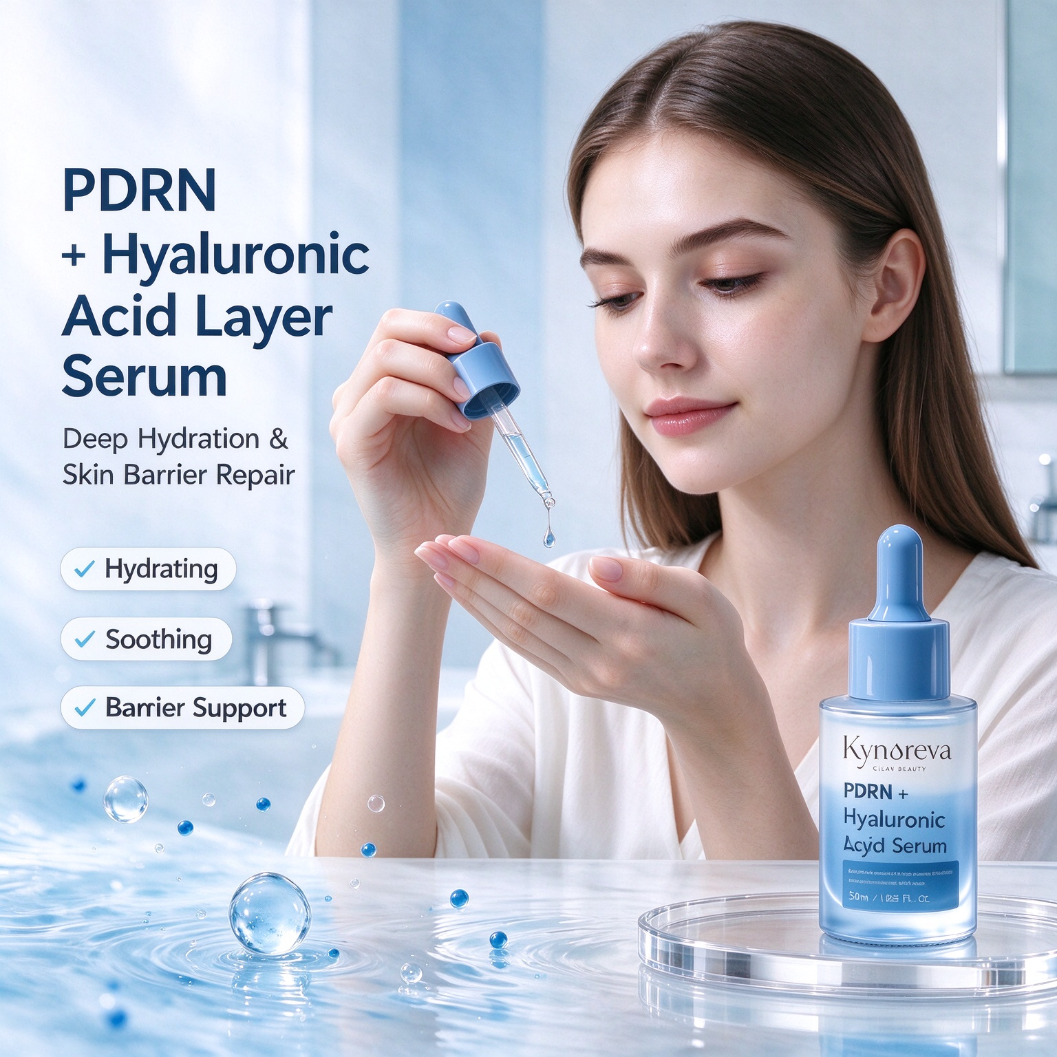 Milky Serum & Particle Serum Collection – Custom OEM/ODM Facial Serum Solution Private Label Hydrating, Repairing & Brightening Serum Series with PDRN, Hyaluronic Acid, Niacinamide, Collagen & Antioxidant Complex - Image 4
