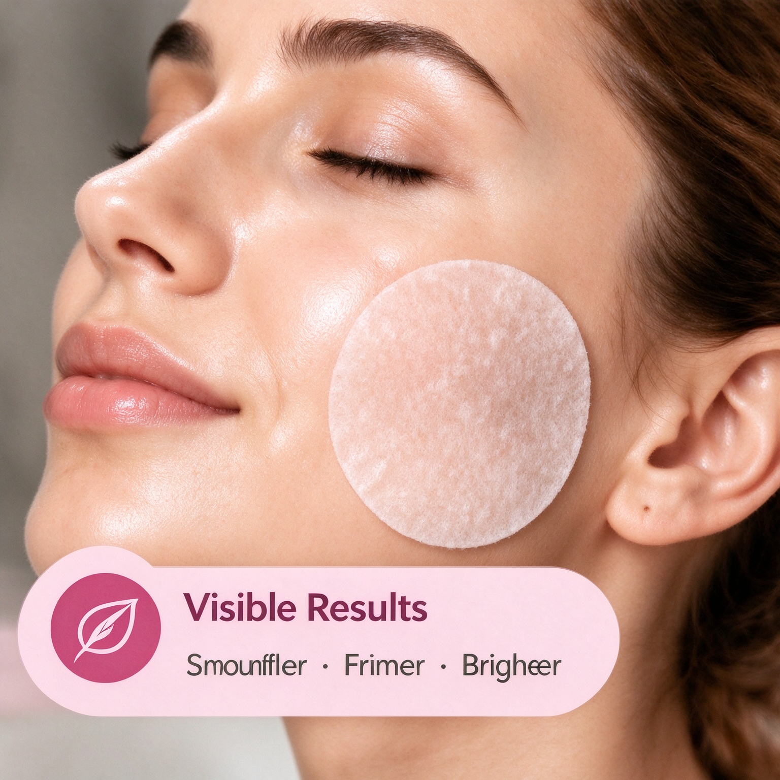 OEM Collagen Anti-Wrinkle Facial Toner Pads 120ml Moisturizing Repair Cotton Pads Hydrating Brightening Skin Care Pads for Face - Image 5