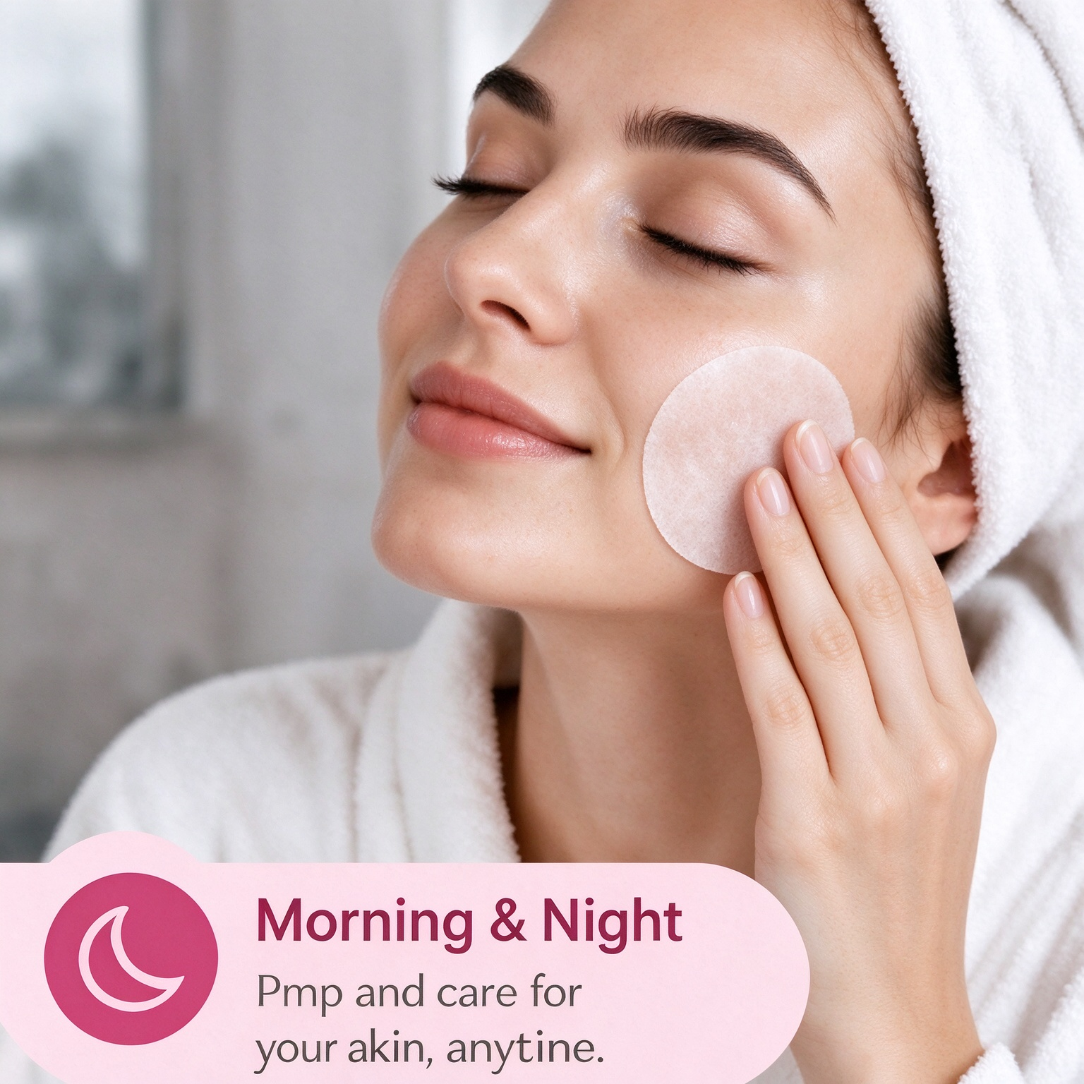 OEM Collagen Anti-Wrinkle Facial Toner Pads 120ml Moisturizing Repair Cotton Pads Hydrating Brightening Skin Care Pads for Face - Image 3