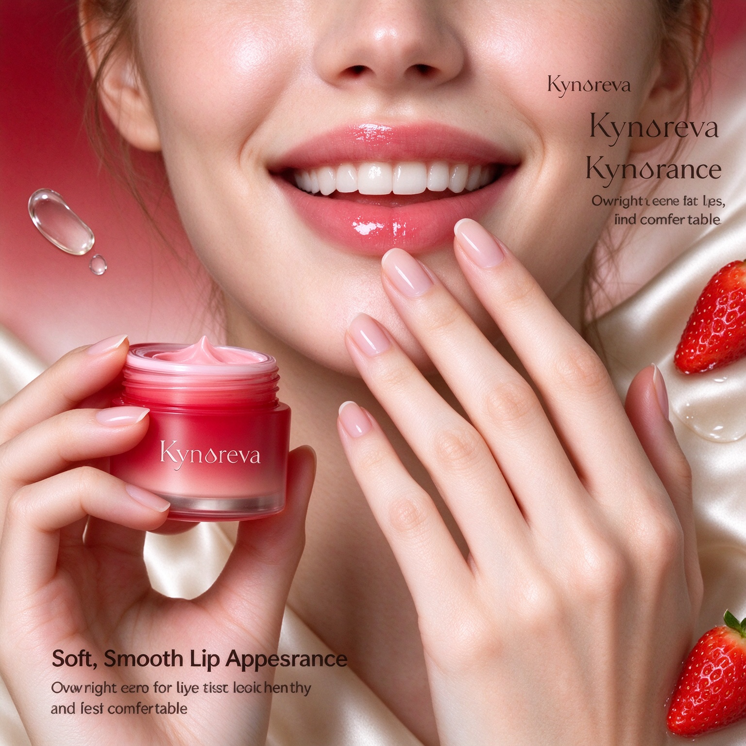Berry Enhanced Lip Sleeping Mask – Overnight Deep Hydration & Repair Lip Balm Treatment 20g - Image 3
