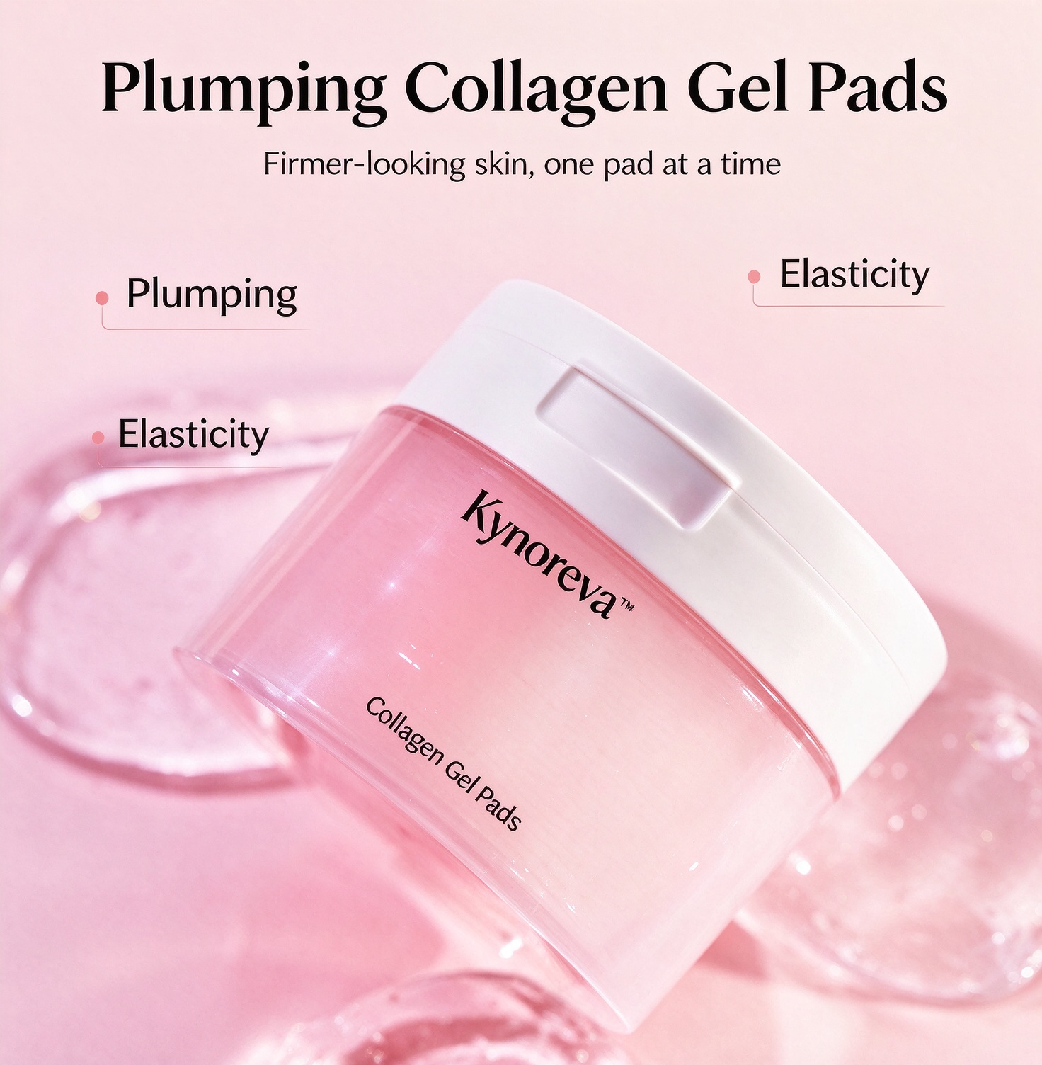GEL TONER PADS SERIES – Multi-Functional Gel Facial Pads with Niacinamide, Ceramide, Collagen & Marine Extracts for Customized Skincare Solutions - Image 5