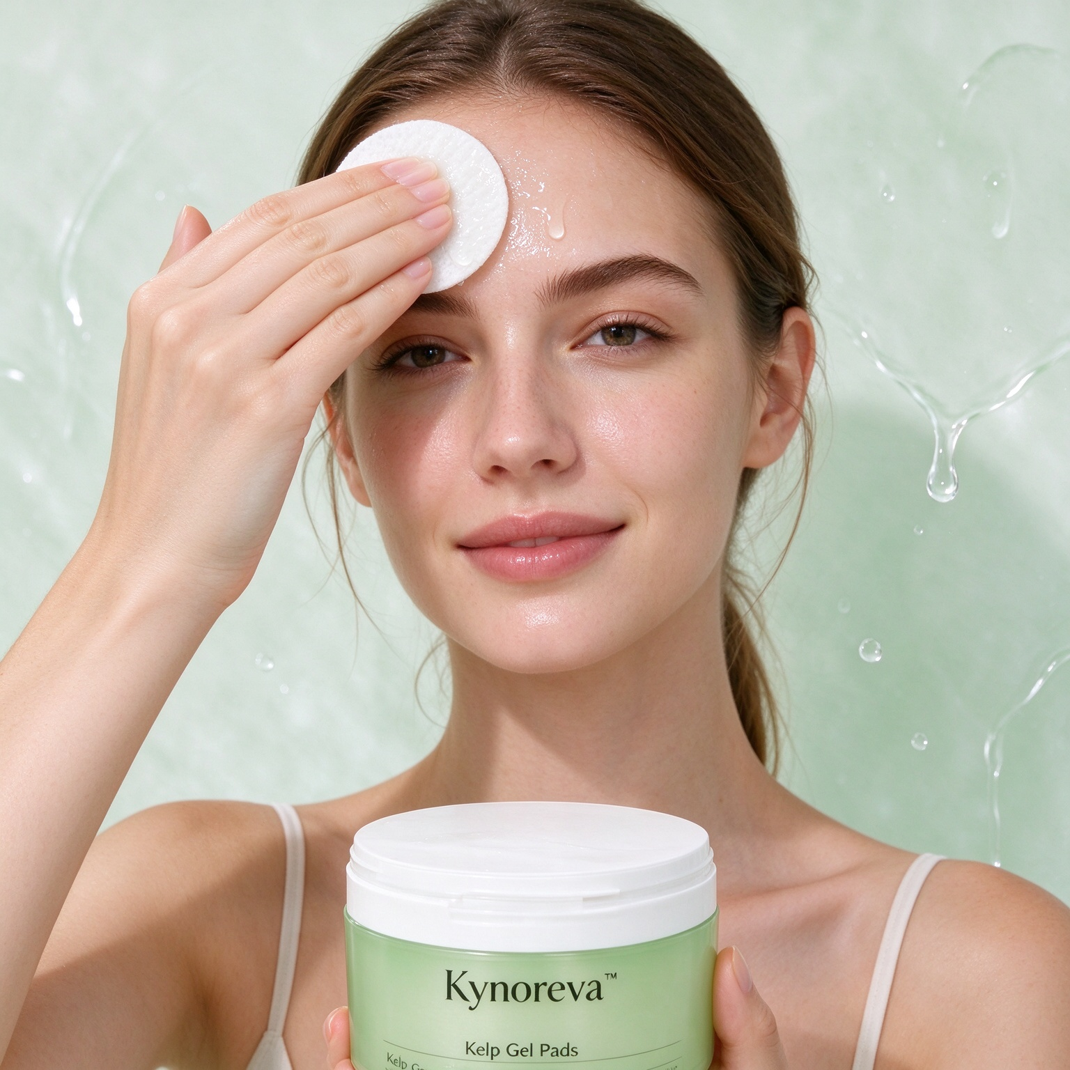 GEL TONER PADS SERIES – Multi-Functional Gel Facial Pads with Niacinamide, Ceramide, Collagen & Marine Extracts for Customized Skincare Solutions - Image 8