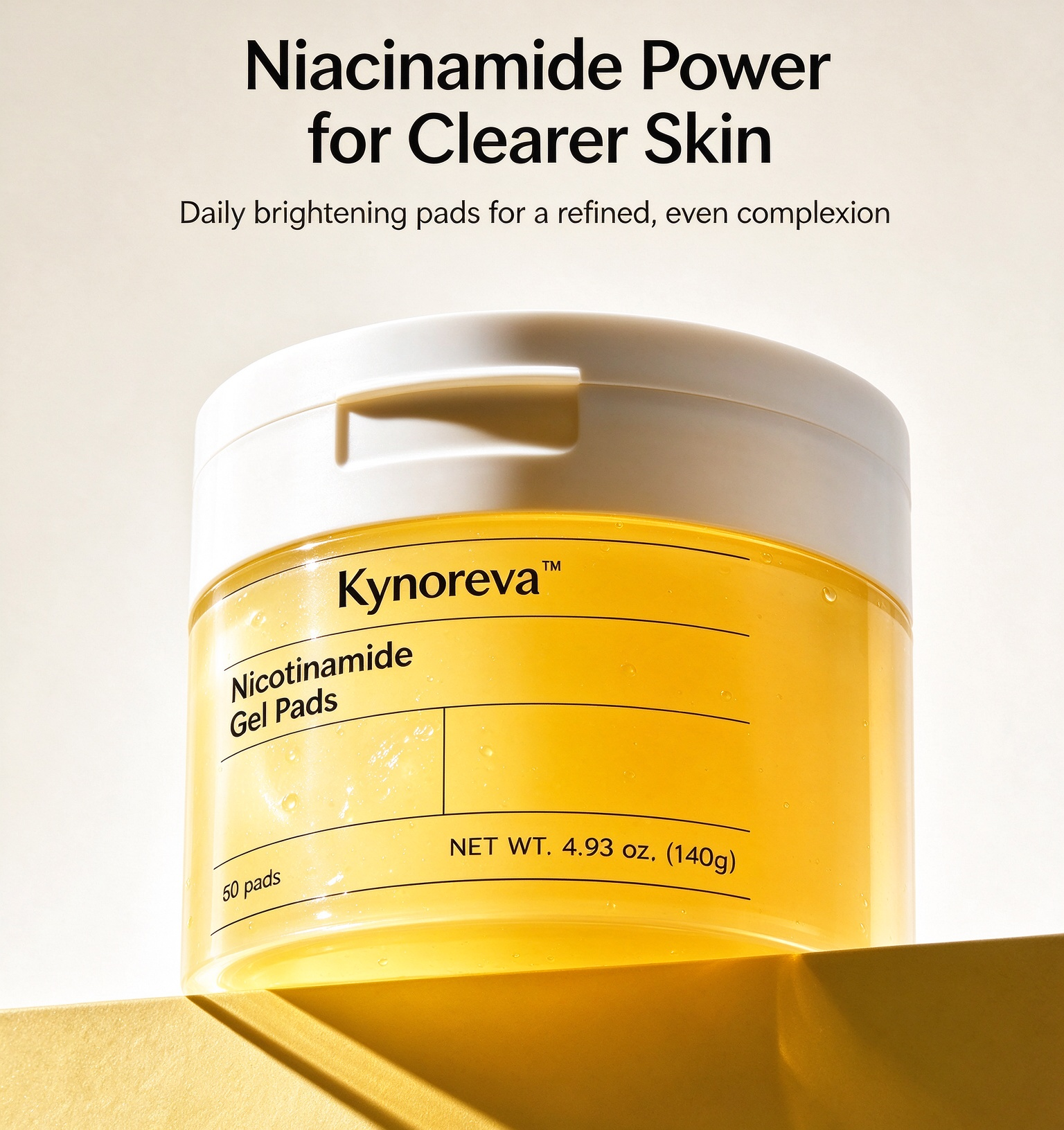 GEL TONER PADS SERIES – Multi-Functional Gel Facial Pads with Niacinamide, Ceramide, Collagen & Marine Extracts for Customized Skincare Solutions - Image 3